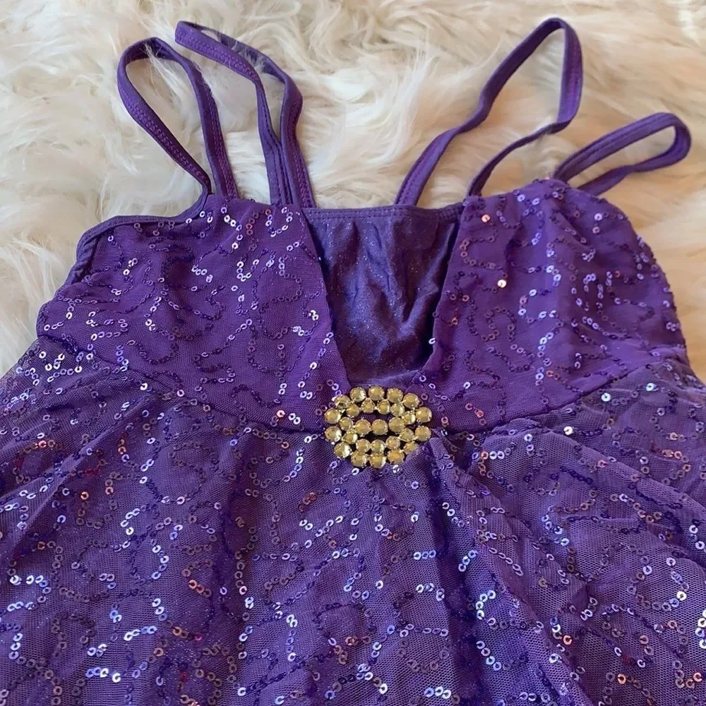 Source Unknown purple sequin
